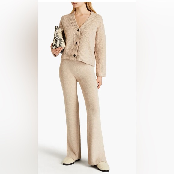 $425 VINCE Bouclé-Knit Wool-Blend Cardigan Sz L - Picture 3 of 12